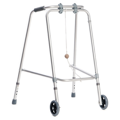 ULTRA-LEKKI Balkonik aluminiowy składany Z KÓŁKAMI (z kulką)