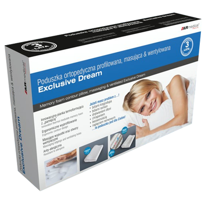 Poduszka ortopedyczna profilowana Exclusie Dream masująca i wentylowana (MFP-5030MV)