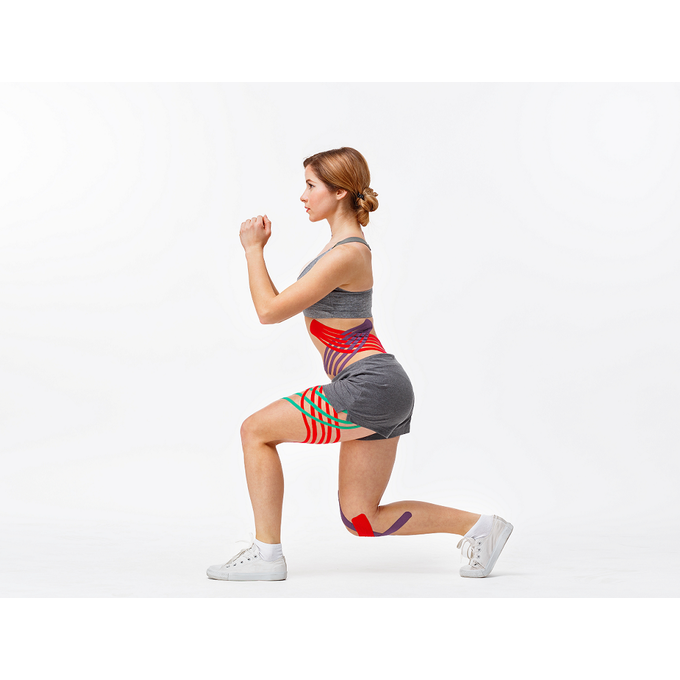 Plastry K-active do kinesiotapingu w kolorze zielonym