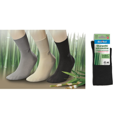 Bambusowe skarpetki BEZUCISKOWE - HYPOALERGICZNE DeoMed (bamboo)