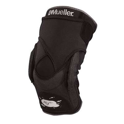 Innowacyjny stabilizator kolana z funkcją ortezy podrzepkowej - odciążenie stawu kolanowego, stabilizacja aluminiowych szyn bocznych, oddychający materiał (Mueller HG80 54521)