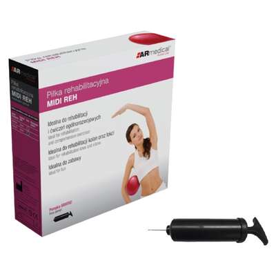 Piłka rehabilitacyjna MIDI (RLB-20-25)