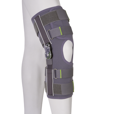 Długa orteza - stabilizator kolana z ZEGAREM - regulacją kąta zgięcia (ERH-35)