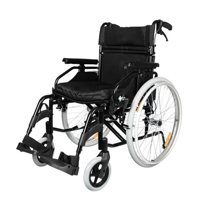 Aluminiowy wózek inwalidzki - lekki i zwrotny, regulowane na wysokość podłokietniki - Cruiser Active (RF-3)
