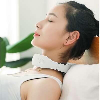 Bezprzewodowy elektrostymulator szyi i pleców - masażer karku z elektrodami (24354)