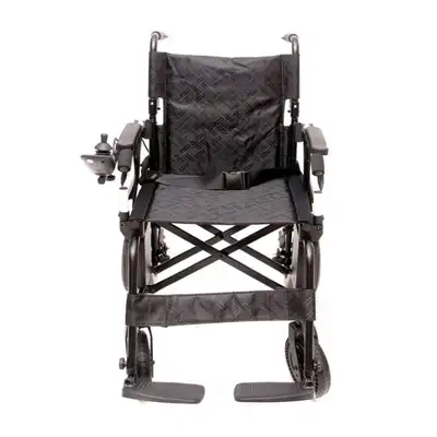 Wózek inwalidzki elektryczny- samodzielość, 2 tryby prowadzenia, wyświetlacz na panelu sterującego (Wózek inwalidzki elektryczny Wheelie Electric)