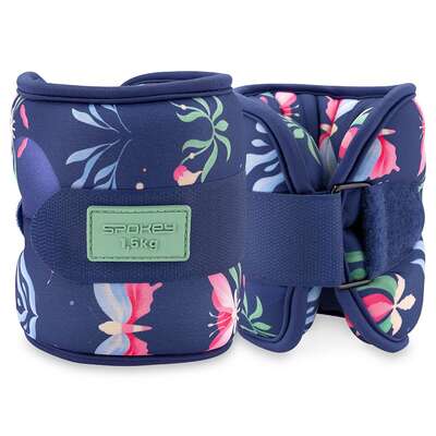 Obciążenia na kostki i nadgarstki - styl i funkcjonalność, wygodne zapięcie, zróżnicowane obciążenie (Spokey THE BLOOM FORM)