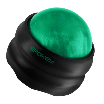 Piłka do masażu w antypoślizgowym uchwycie - poręczny masażer 360°do rozluźniania mięśni i terapii punktów spustowych (Massage Ball Glob)