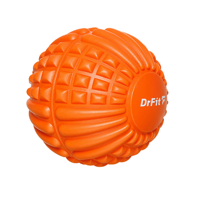 Piłeczka do masażu z wypustkami sensorycznymi - lekka i poręczna z wysokiej jakości materiałów - DrFit (DF MB12 - 1)