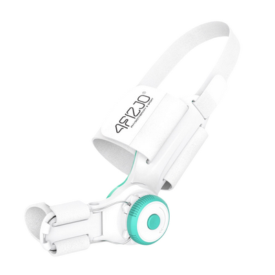 Korektor na haluksa z wkładką żelową - aparat korygujący nieprawidłowe odchylenie dużego palca - ruchoma konstrukcja, regulowane paski mocujące + pokrętło (4Fizjo Halux Corrector)