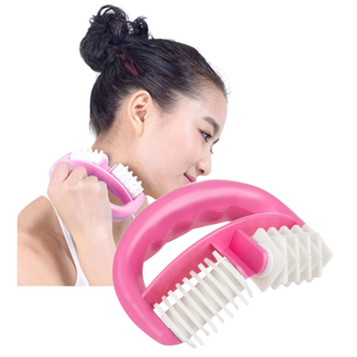 Zestaw Beauty - silikonowe bańki w eleganckim woreczku + poręczny masażer - (12226)