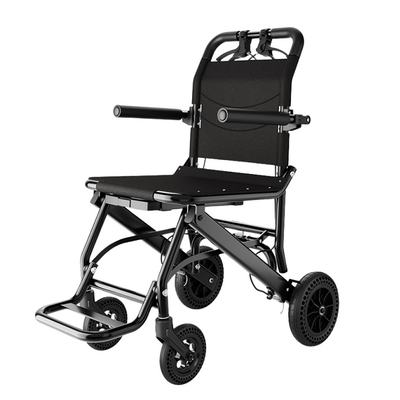 Wózek z funkcją transportową i uchwytem do przewożenie - wygodne siedzisko z oparciem, uchylne podłokietniki (Mobil-TIM Plus)