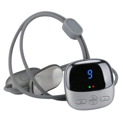 Inteligentny masażer karku z elektrodami - elektrostymulator rozluźniający mięśnie - bezprzewodowa formuła, łatwa obsługa - LW-07 (24517)