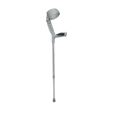 Aluminiowa kula łokciowa z ruchomą obejmą i miękkim uchwytem - PRO-SOFT (AR-024M)