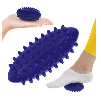 Piłka fasolka sensoryczna do masażu - przyrząd z wypustkami do rozluźnienia mięśni - optymalna twardość, łatwa w czyszczeniu (Spike Bean)