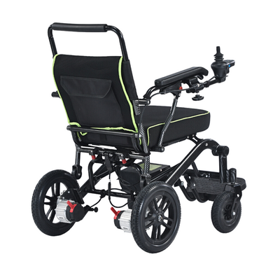 Wózek inwalidzki elektryczny - joystickowy - wydajne silniki, dwa tryby pracy, kieszeń na drobiazgi (Flash-Tim)