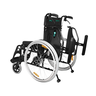 Aluminiowy wózek inwalidzki - lekki i zwrotny, regulowane na wysokość podłokietniki - Cruiser Active (RF-3)