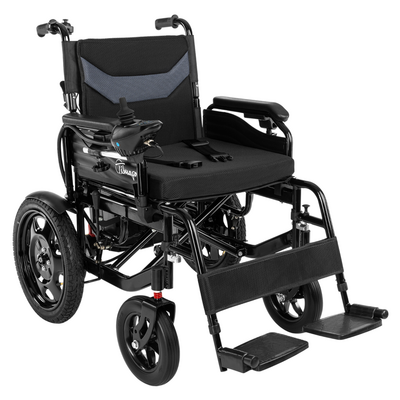 Wózek inwalidzki elektryczny - aluminiowa, składana rama, łatwy w obsłudze moduł sterowania (Power-TIM)