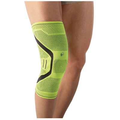 Elastyczna orteza kolana z silikonowym pierścieniem na rzepkę - anatomiczne wyprofilowanie, dzianina ze strefami ukierunkowanego ucisku - Orthoservice (Genulastik plus)