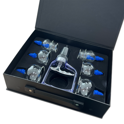 	 Szklane bańki próżniowe - zestaw 8 szt + pompka - wysoka jakość wykonania (Acutop DA808Set)