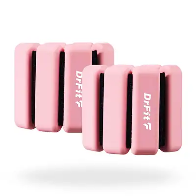 Silikonowe obciążniki na kostki i nadgarstki - zwiększenie intensywności ćwiczeń, joga, pilates, fitness (DrFit silikonowe obciążniki DF HCW-006)