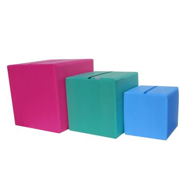 Kostka rehabilitacyjna wielofunkcyjna - do ćwiczeń i masażu (kostki)