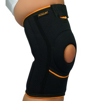 Orteza - stabilizator kolana z fiszbinami bocznymi i stabilizacją rzepki (ARMOR  ARK2102)