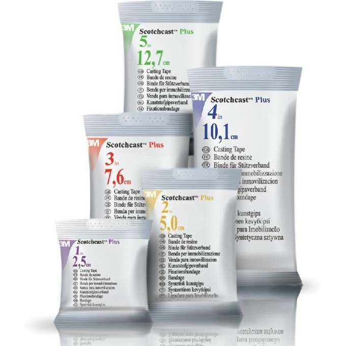 Lekki Gips Syntetyczny WODOODPORNY 7,6cm x 3,6m (scotchcast 3M)