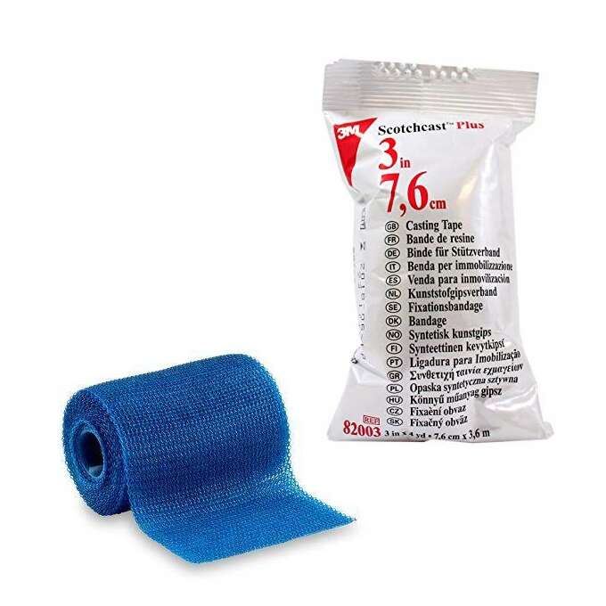 Lekki Gips Syntetyczny WODOODPORNY 7,6cm x 3,6m (scotchcast 3M)