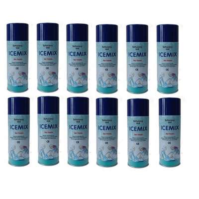 ZESTAW 12 puszek Spray chłodzący zamrażacz 400ml ICEMIX (coolant)