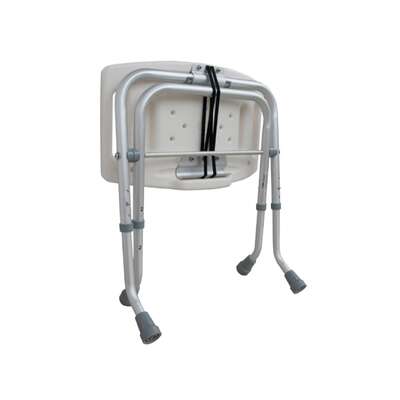 ALUMINIOWY taboret prysznicowy - składany z regulacją (tpsr)