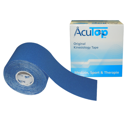 Oryginal Kinesiology Tape AcuTop Royal Blue - NIEMIECKA JAKOŚĆ - niska cena (acutop ciemny niebieski)