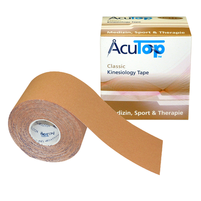 Oryginal Kinesiology Tape AcuTop Beige - NIEMIECKA JAKOŚĆ - niska cena (acutop cielisty)