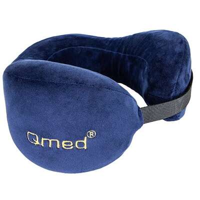 Podróżna poduszka z pamięcią kształtu - rogal (Traveling Pillow QMED)