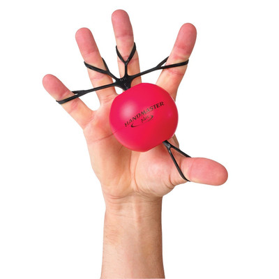 Piłeczka terapeutyczna z dociągami do rehabilitacji RĘKI (handmaster)