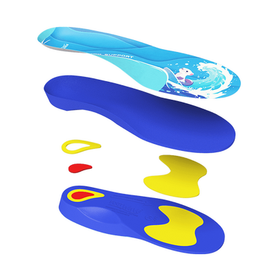 Profesjonalne wkładki ortopedyczne dla Dzieci na płaskostopie i koślawość FootWave (Kids SUPI)