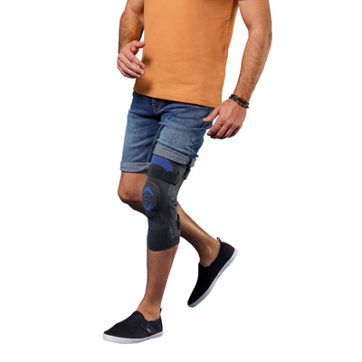 Francuska oddychająca orteza kolana z ULTRA-LEKKIMI szynami (Genu Dynastab)