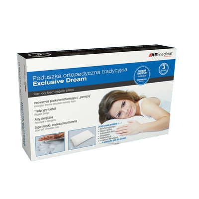 Poduszka ortopedyczna TRADYCYJNY KSZTAŁT z pamięcią(TFP-5030)