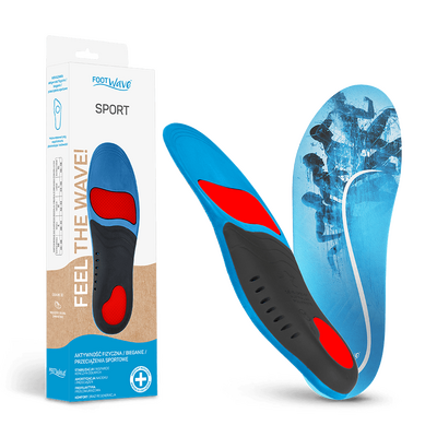 Profesjonalne wkładki ortopedyczne - SPORTOWE wspierająco-amortyzujące FootWave (Sport)