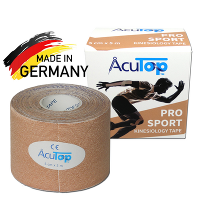 AcuTop PRO SPORT - Wzmocnione Kinesiology tape - beżowe (ATPS beige)
