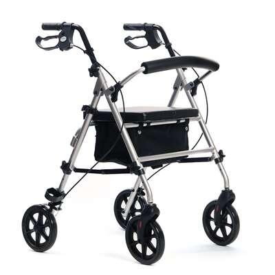 Podpórka czterokołowa aluminiowa z regulacją siedziska MDH ROCKY PLUS (VCBK23231)