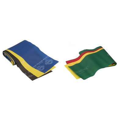 BEZlateksowa taśma TheraBand - 2,5m - hipoalergiczna wytrzymała (tb non-latex free)