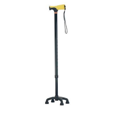 Najlżejsza laska - CZWÓRNÓG z miękką rączką i obejmą (ar-017)