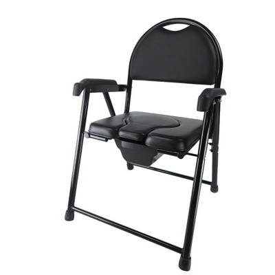 SKŁADANE Krzesło toaletowe tapicerowane z miękkim wyłożeniem (AR-102)