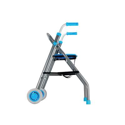 Dwukołowa podpórka rehabilitacyjna z siedziskiem DeLuxe (AR-021)