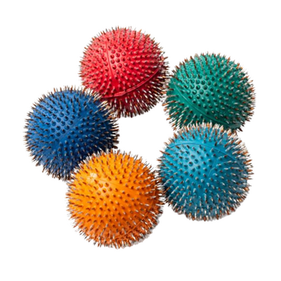 Piłeczka do rehabilitacji i masażu z kolcami ze stopów srebra (jezyk 4.0Ag)