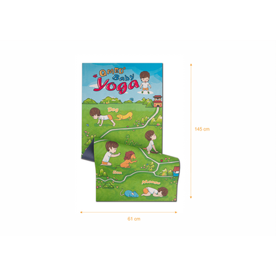 Mata do jogi dla dzieci - wspieranie prawidłowego rozwoju dziecka - aktywizacja poprzez zabawę (Qmed Baby Yoga)