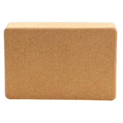 Bloczek do jogi, kostka z naturalnego, ekologicznego korka o dużej wytrzymałości (Cork Yoga Block)