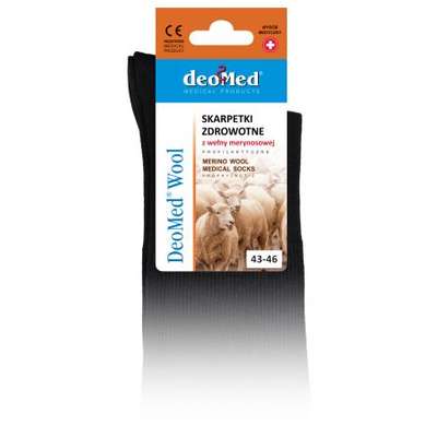 Skarpetki bezuciskowe z wełną merynosową