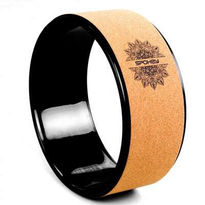 Koło do jogi, rozciągania i ćwiczeń wzmacniających poprawiające elastyczność ciała (Easy Yoga Wheel)